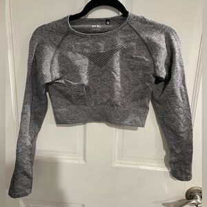 AYBL cropped long sleeve shirt workout top